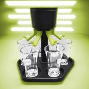 6 个注射器 - 可单独锁定，包括 6 个玻璃杯, 注射器, 玻璃杯注射器