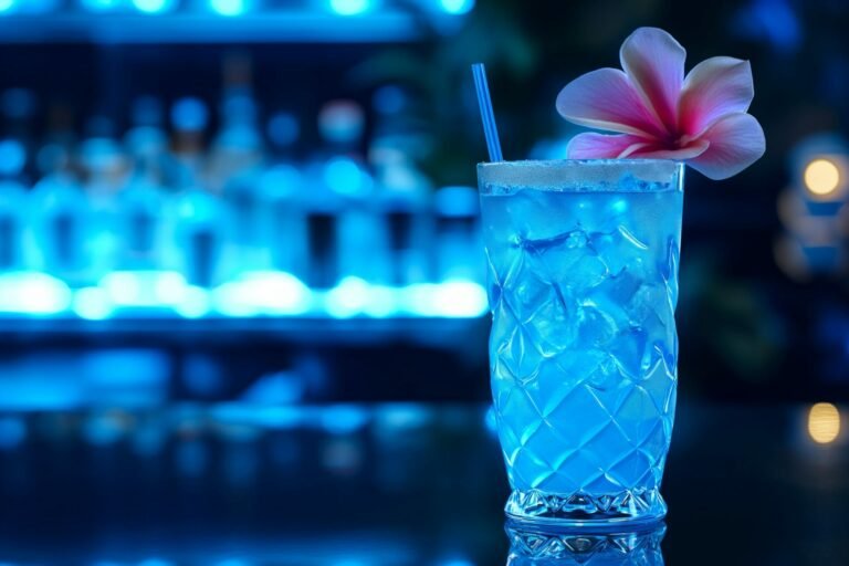 蓝色泻湖鸡尾酒